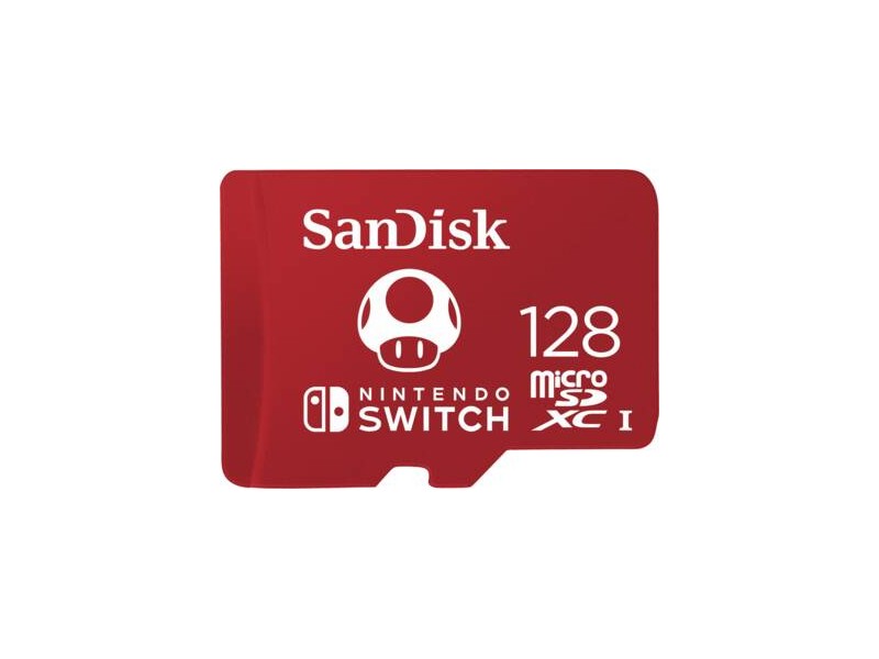 MicroSDXC Extreme Gaming 128GB 100MB  90mb Nintendo license